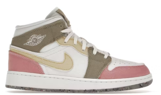 Air Jordan 1 Mid Pastel Grind (GS)