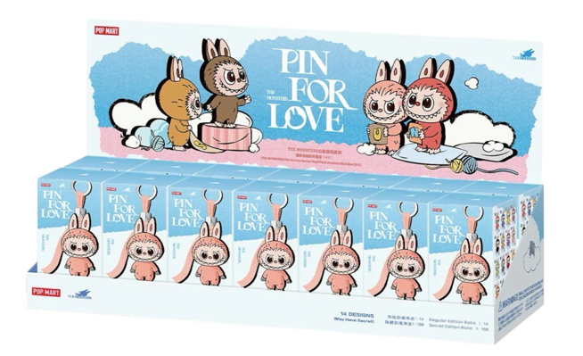 Labubu | Pin For Love (N-Z) - POP MART | BOX DA 14 PEZZI