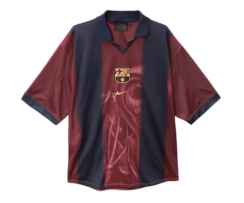 T-SHIRT TRAVIS SCOTT X NIKE X BARCELONA FC RETRO 00/01 SKELETON