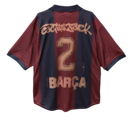 T-SHIRT TRAVIS SCOTT X NIKE X BARCELONA FC RETRO 00/01 SKELETON