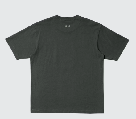 T-SHIRT BLACK KAWS "EARTH"