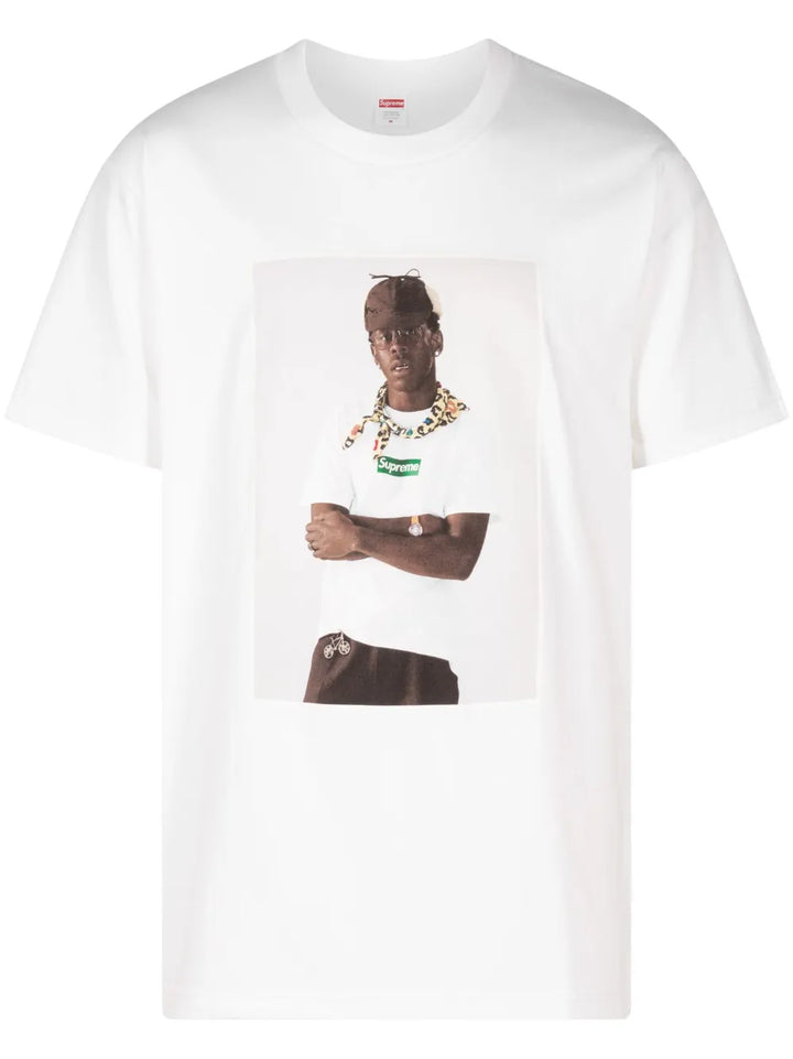 T-SHIRT BIANCA SUPREME X TYLER,THE CREATOR