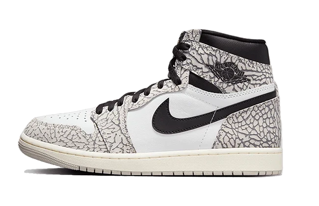 Air Jordan 1 High White Cement