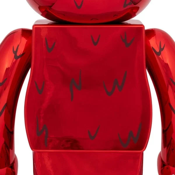 Sesame Street Elmo Chrome BEARBRICK  100% + 400%