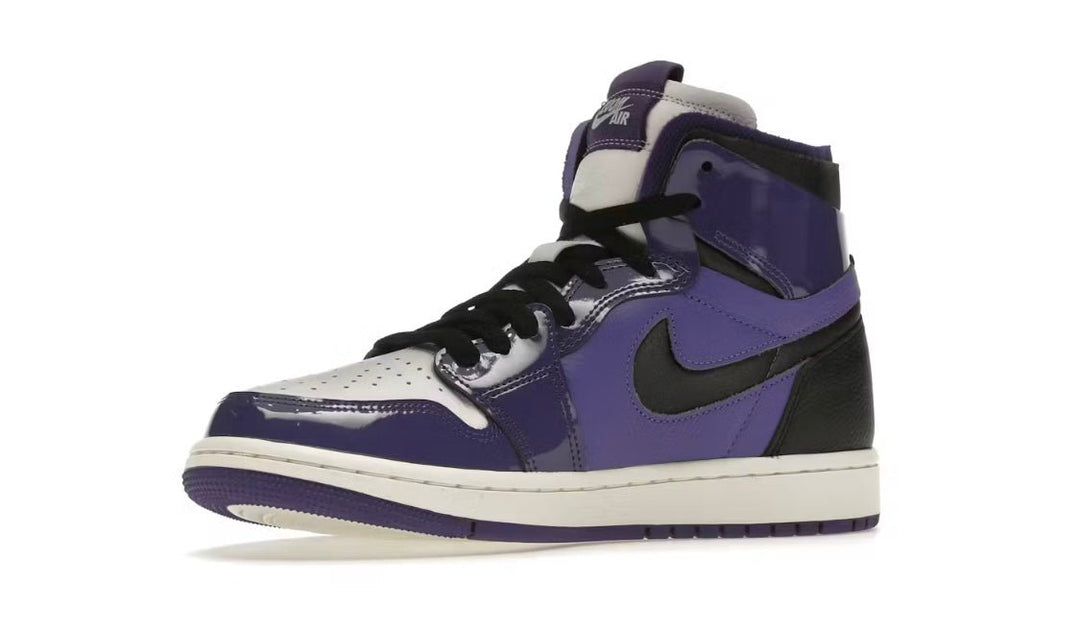 Jordan 1 High Zoom Air CMFT Pelle Lucida Viola - Tienne Milano - SCARPE