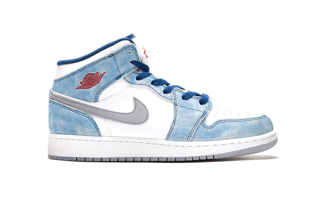 Jordan 1 Mid French blue - Tienne Milano - SCARPE