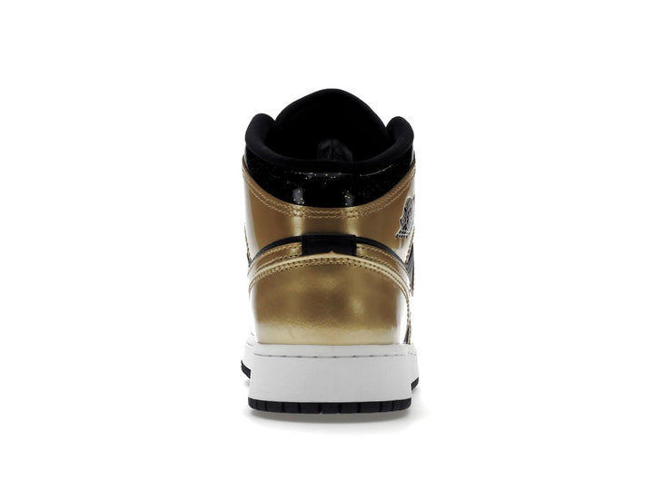 Jordan 1 Mid Metallic Gold Black (GS) - Tienne Milano - SCARPE