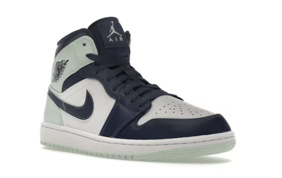 Jordan 1 Mid Mystic Navy Mint Foam - Tienne Milano - 