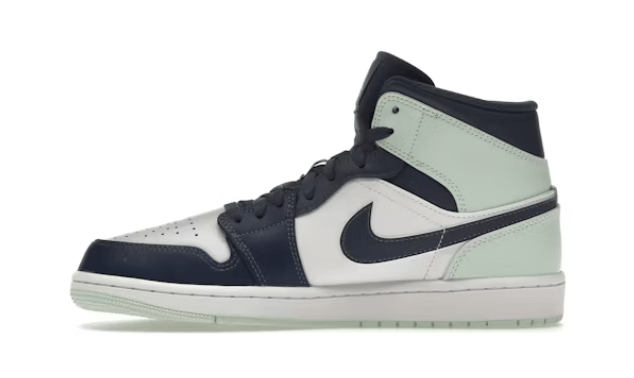 Jordan 1 Mid Mystic Navy Mint Foam - Tienne Milano - 