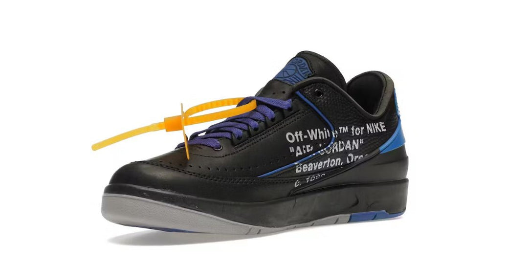 Jordan 2 Retro Low Sp Off - White Black Blue - Tienne Milano - SCARPE