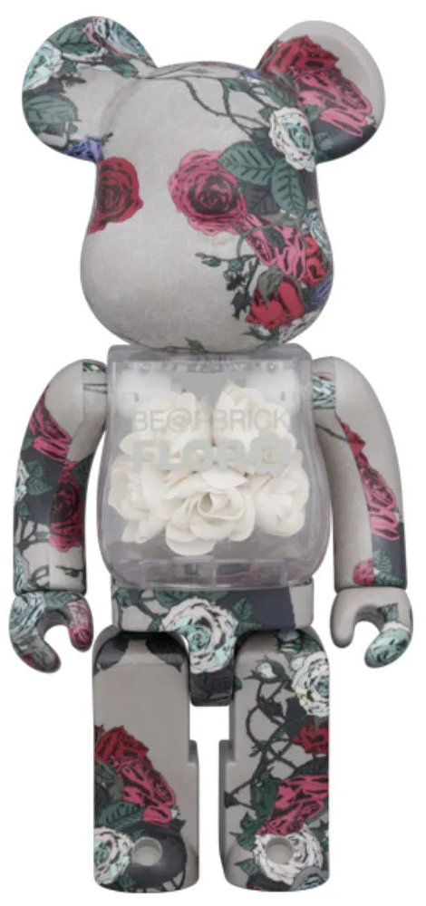 Flora Glow in the Dark | BEARBRICK 400%