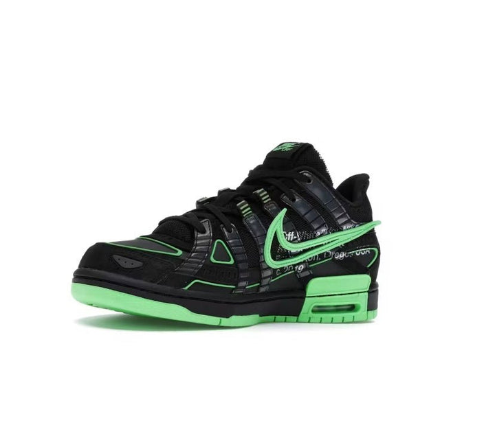 Nike Air Rubber Dunk Off - White Green Strike - Tienne Milano - SCARPE