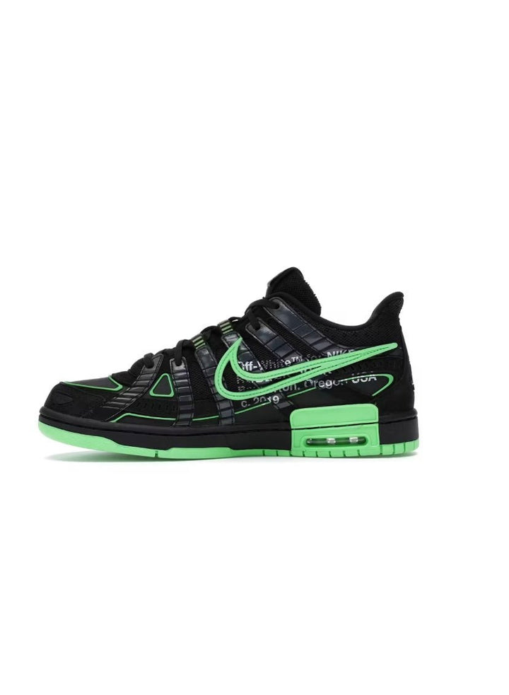 Nike Air Rubber Dunk Off - White Green Strike - Tienne Milano - SCARPE